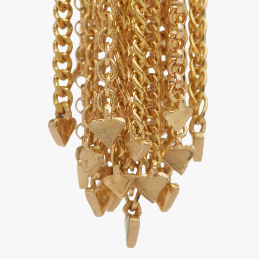 Touch Wood 18ct Gold Diamond Tassel Charm | Annoushka jewelley